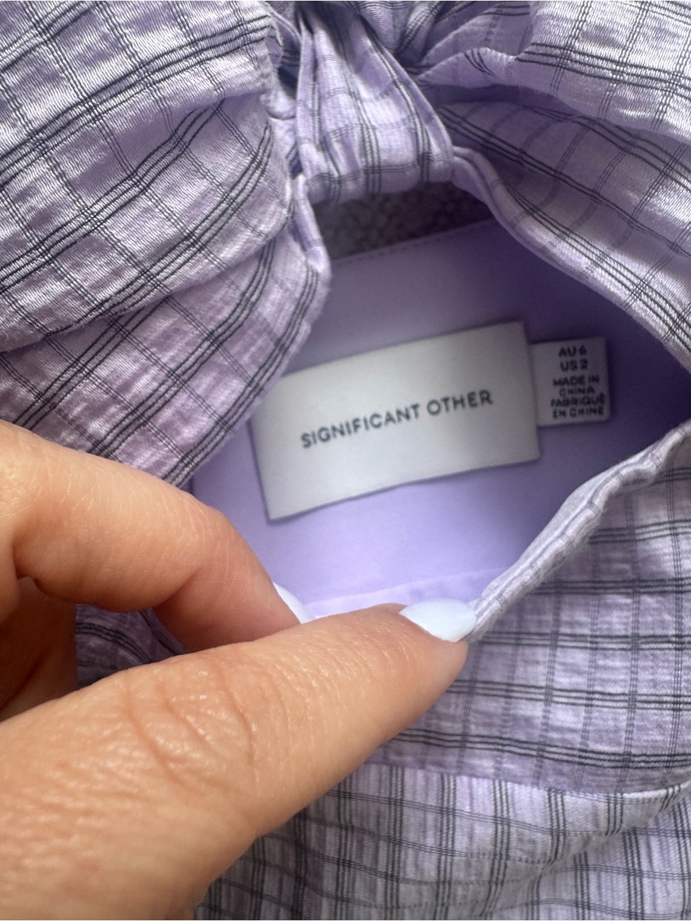 Significant Other Lilac Tuscany Halter Dress Maxi lk Zimmermann US 2 AUS 6 XS - Picture 11 of 12